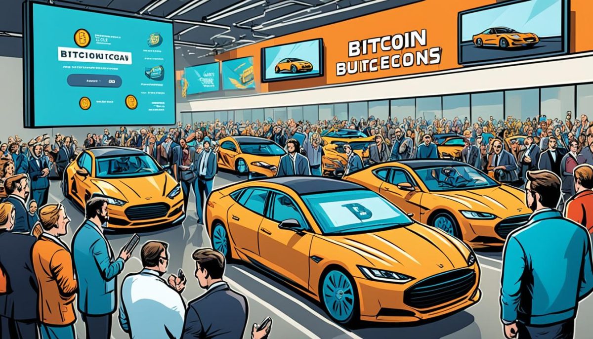 Bitcoin payments at car auctions