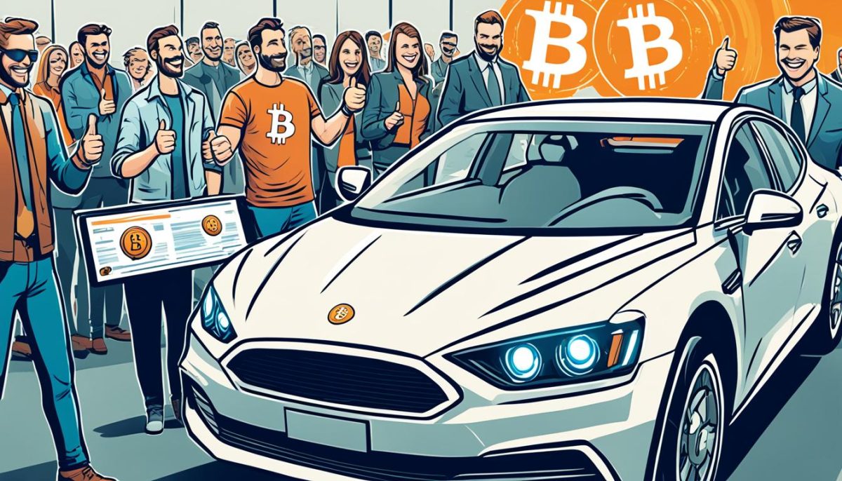 Bitcoin payments at car auctions