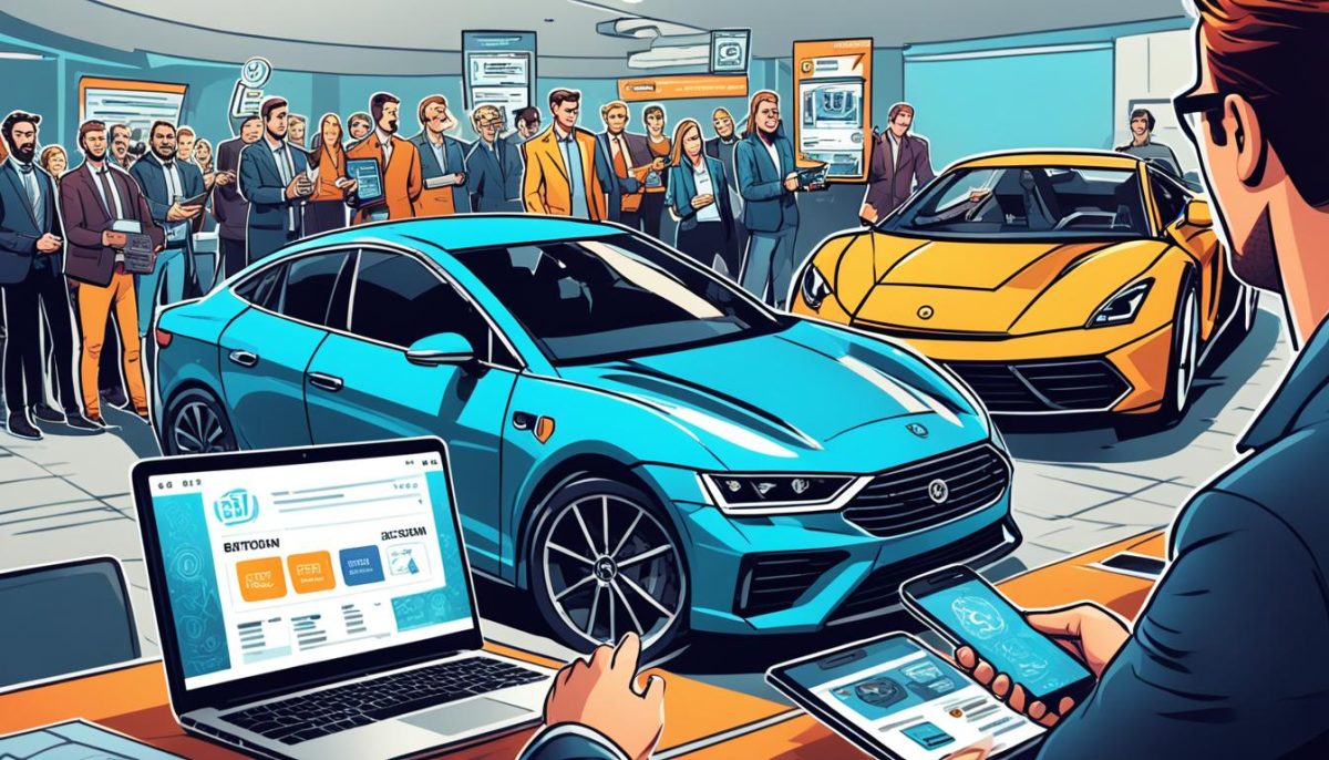 bitcoin payment integration car sales