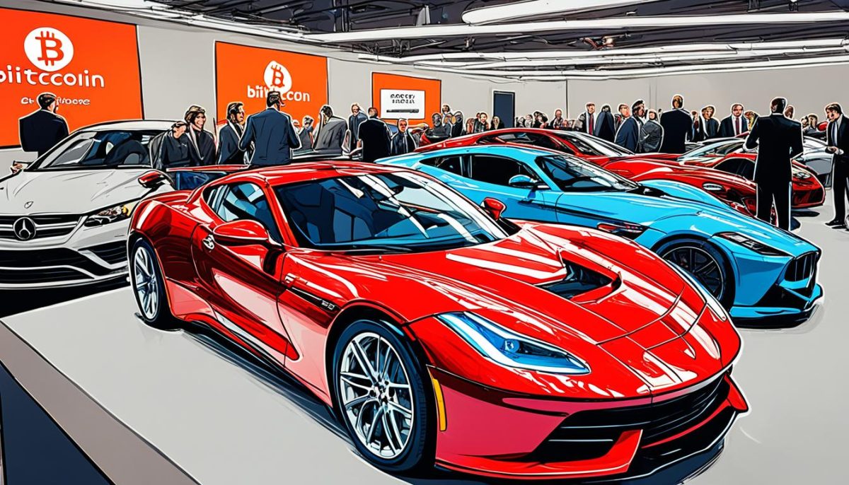 top car auctions Bitcoin