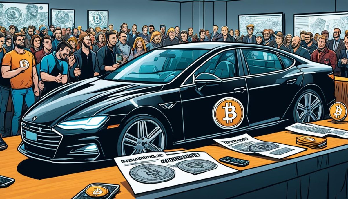 using bitcoin at car auctions